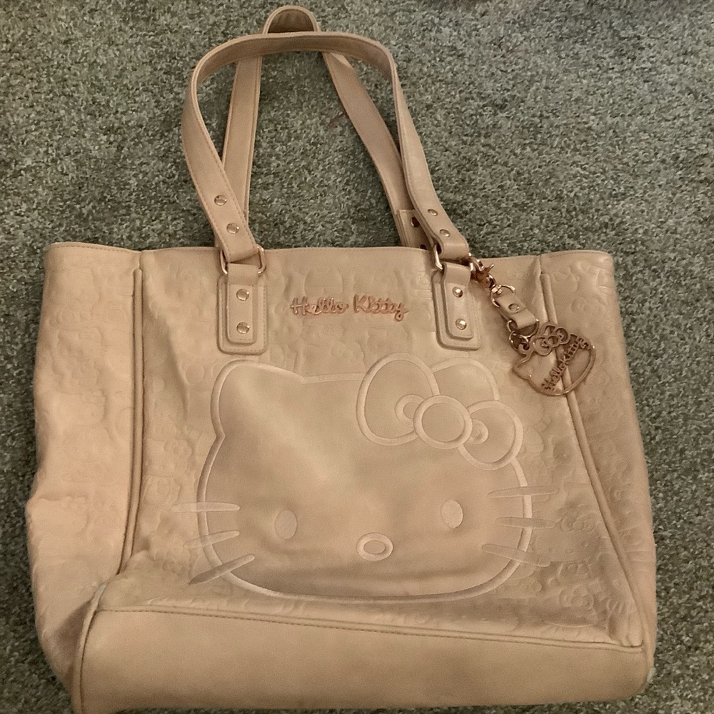 Hello Kitty Cream Tote Bag